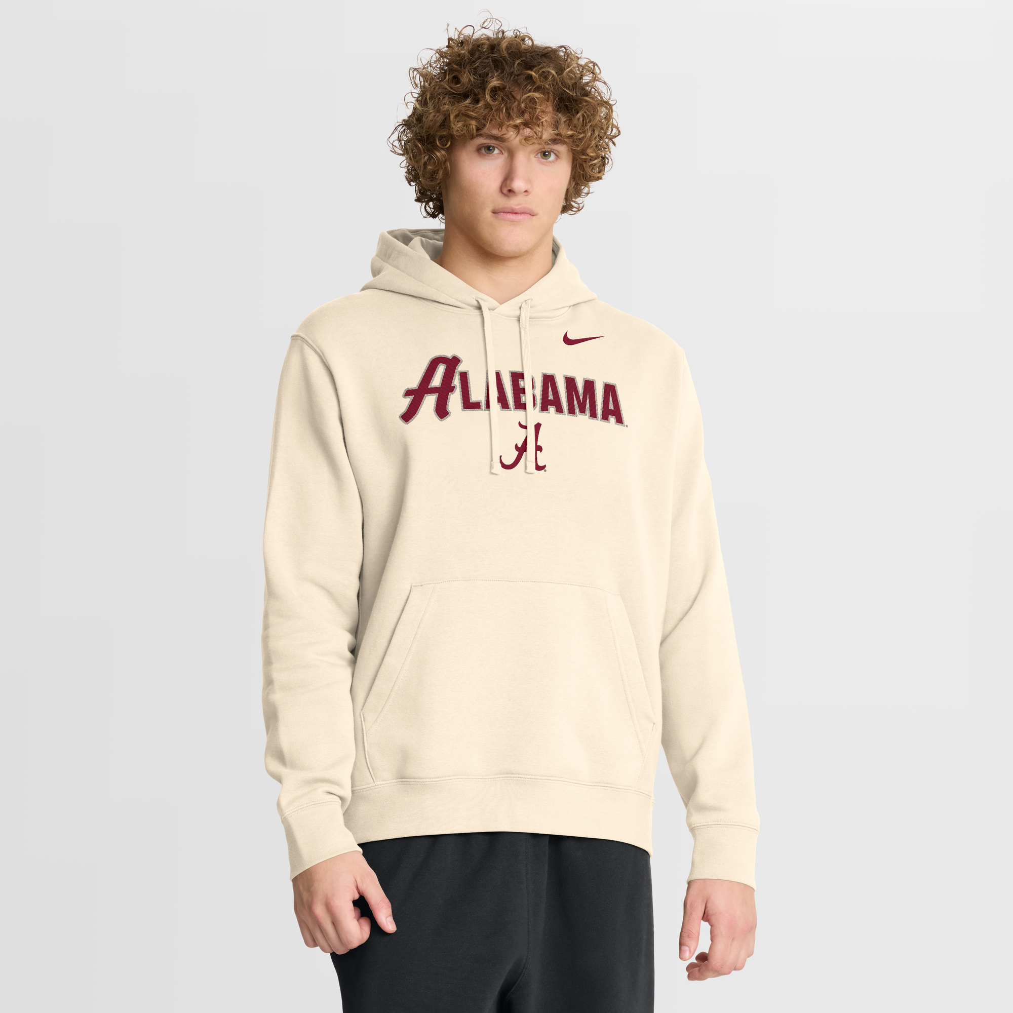 Men's Nike Natural Alabama Crimson Tide Primetime Club Hoodie