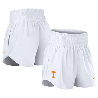Women's Nike White Tennessee Volunteers Performance One Dri-FIT High-Rise Shorts