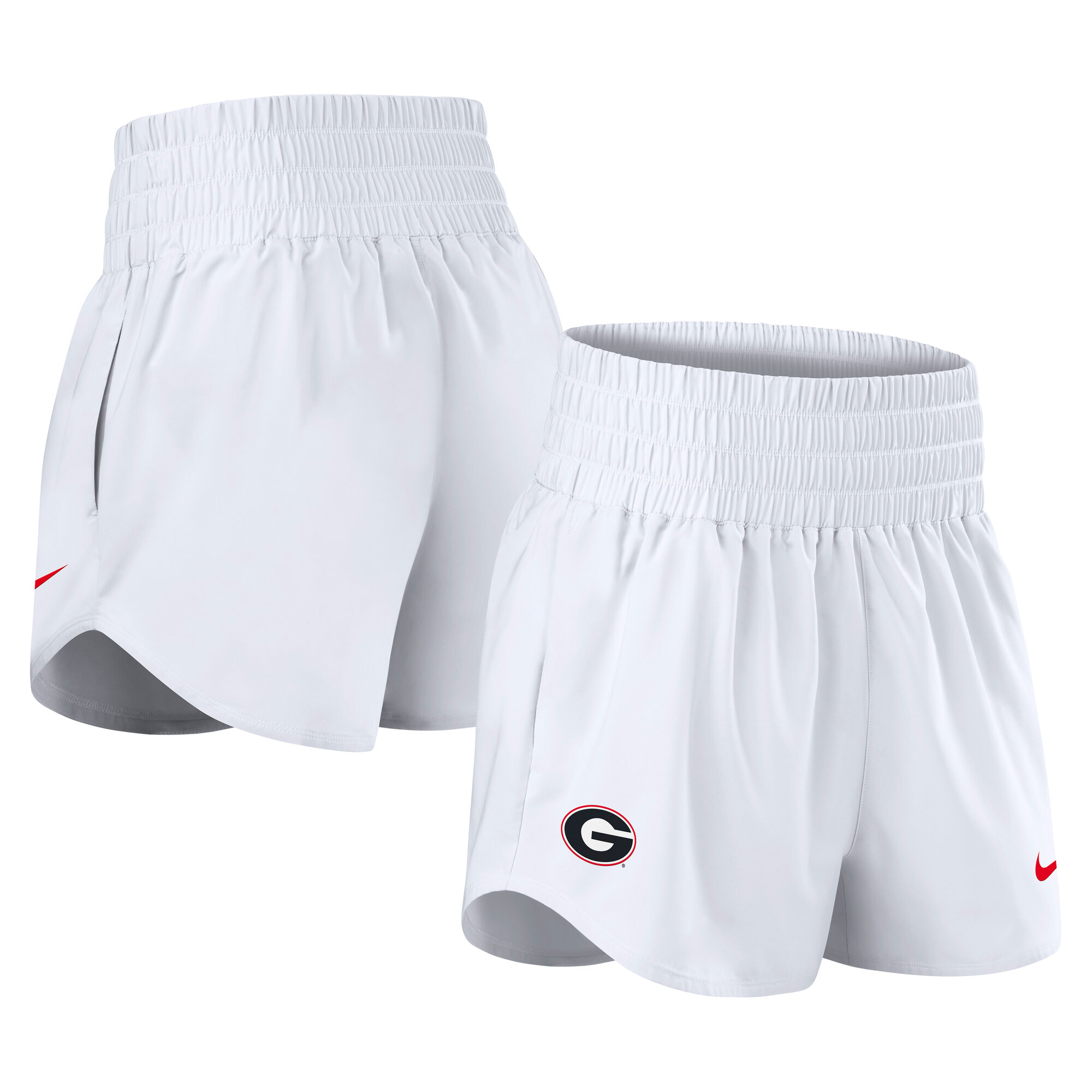 Women's Nike Georgia Bulldogs Performance One Dri-FIT High-Rise Shorts