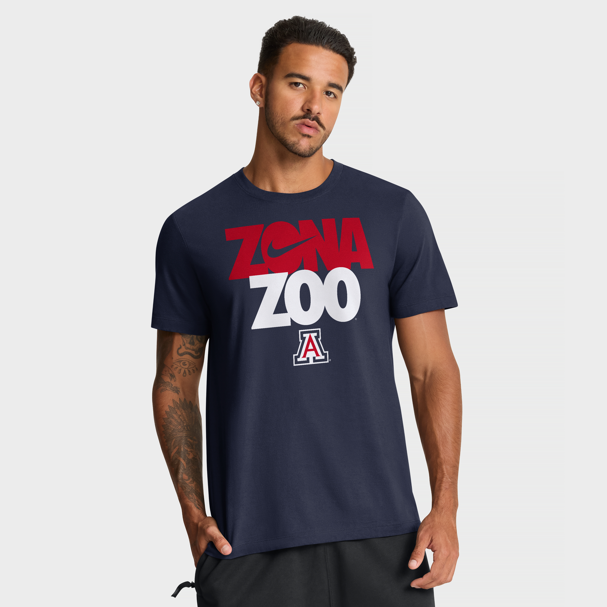 Men's Nike Navy Arizona Wildcats Campus Local Madness T-Shirt