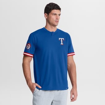 Men's Fanatics  Royal Texas Rangers Walk Off Shirt