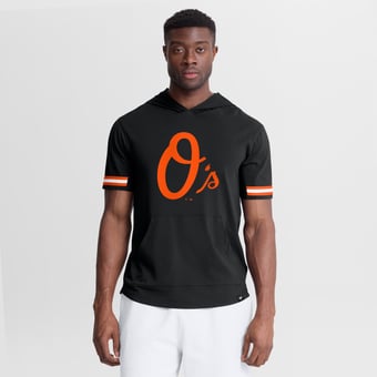 Men's Fanatics Black Baltimore Orioles Optimal Play Hooded T-Shirt