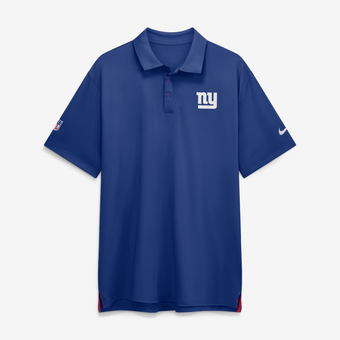 Men's Nike Royal New York Giants Sideline Powerful Blocking Dri-FIT Tour Polo