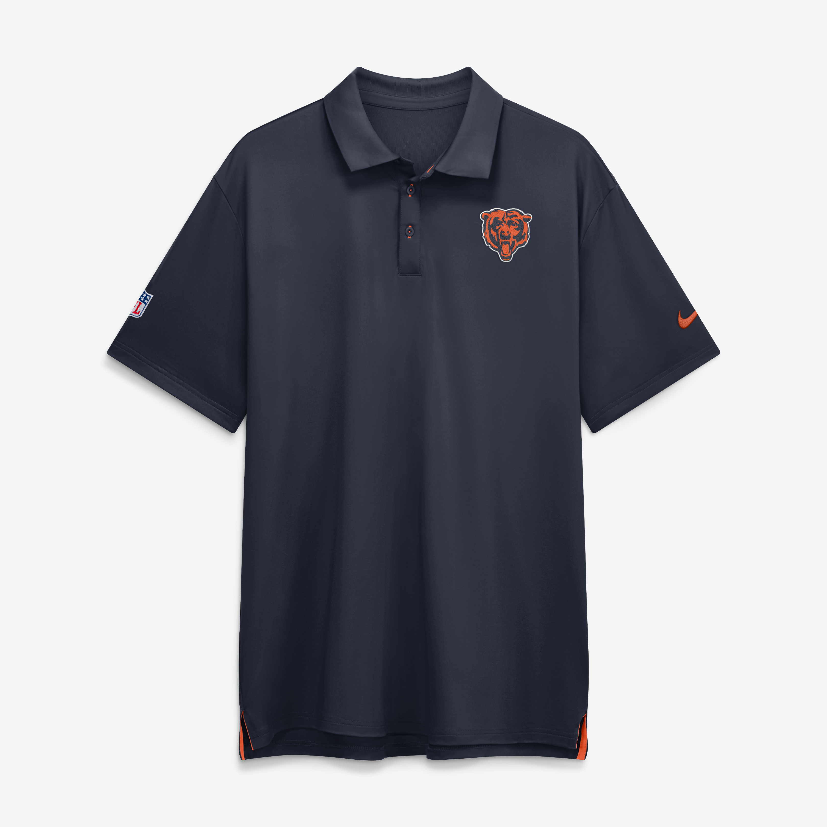 Men’s Nike Navy Chicago Bears Sideline Powerful Blocking Dri-FIT Tour Polo Men’s Nike Navy Chicago Bears Sideline Powerful Blocking Dri-FIT Tour Polo