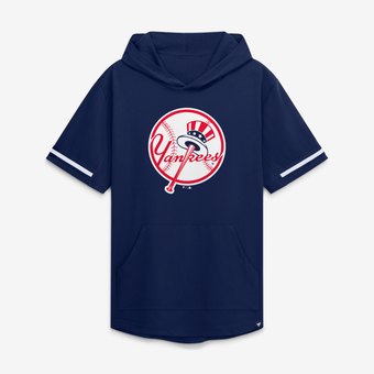 Men's Fanatics Navy New York Yankees Optimal Play Hooded T-Shirt