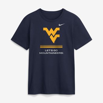Men's Nike Navy West Virginia Mountaineers 2026 Sideline Dri-FIT T-Shirt