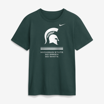 Men's Nike Green Michigan State Spartans 2026 Sideline Dri-FIT T-Shirt