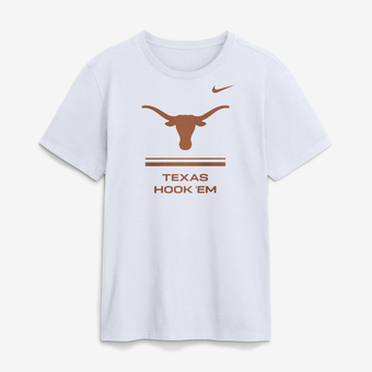 Men's Nike White Texas Longhorns 2026 Sideline Dri-FIT T-Shirt