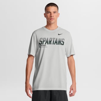 Men's Nike Gray Michigan State Spartans Sideline Legend Dri-FIT T-Shirt
