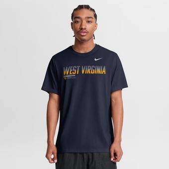 Men's Nike Navy West Virginia Mountaineers Sideline Legend Dri-FIT T-Shirt