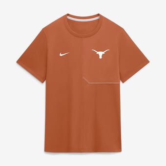 Men's Nike Texas Orange Texas Longhorns 2026 Sideline UV Dri-FIT Coaches Shirt