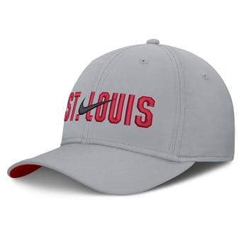 Men's Nike  Gray St. Louis Cardinals Primetime Rise Dri-FIT Flex Hat