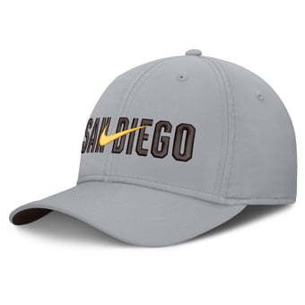 Men's Nike  Gray San Diego Padres Primetime Rise Dri-FIT Flex Hat