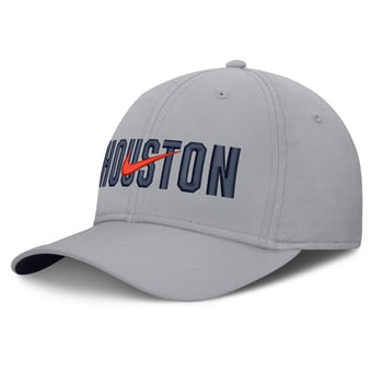 Men's Nike  Gray Houston Astros Primetime Rise Dri-FIT Flex Hat