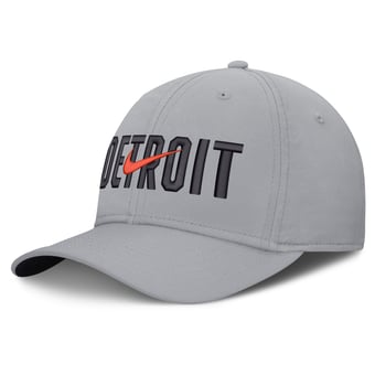 Men's Nike  Gray Detroit Tigers Primetime Rise Dri-FIT Flex Hat
