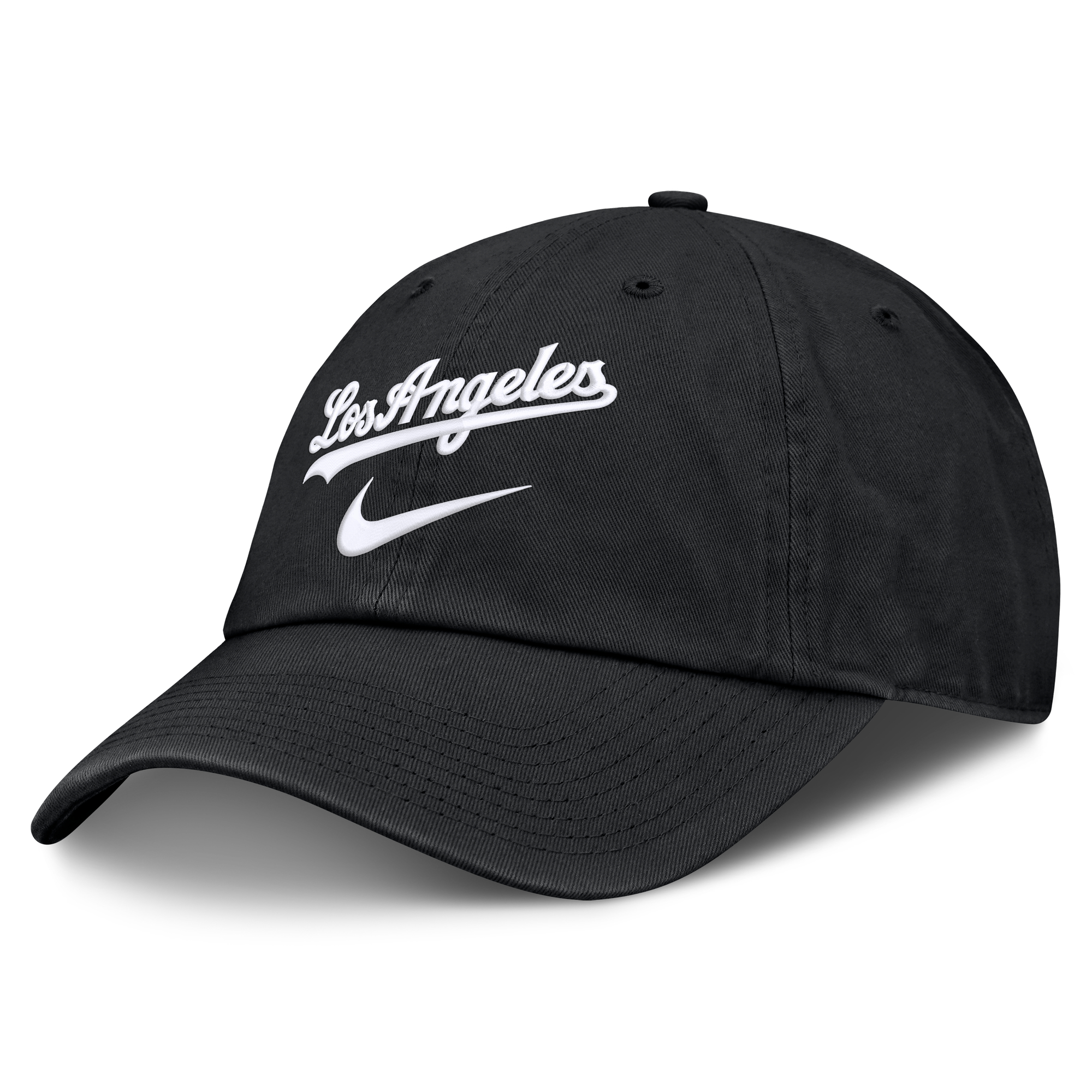Men's Nike Black Los Angeles Dodgers Primetime Club Adjustable Hat