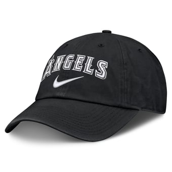 Men's Nike  Black Los Angeles Angels Primetime Club Adjustable Hat
