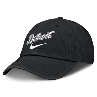 Men's Nike  Black Detroit Tigers Primetime Club Adjustable Hat