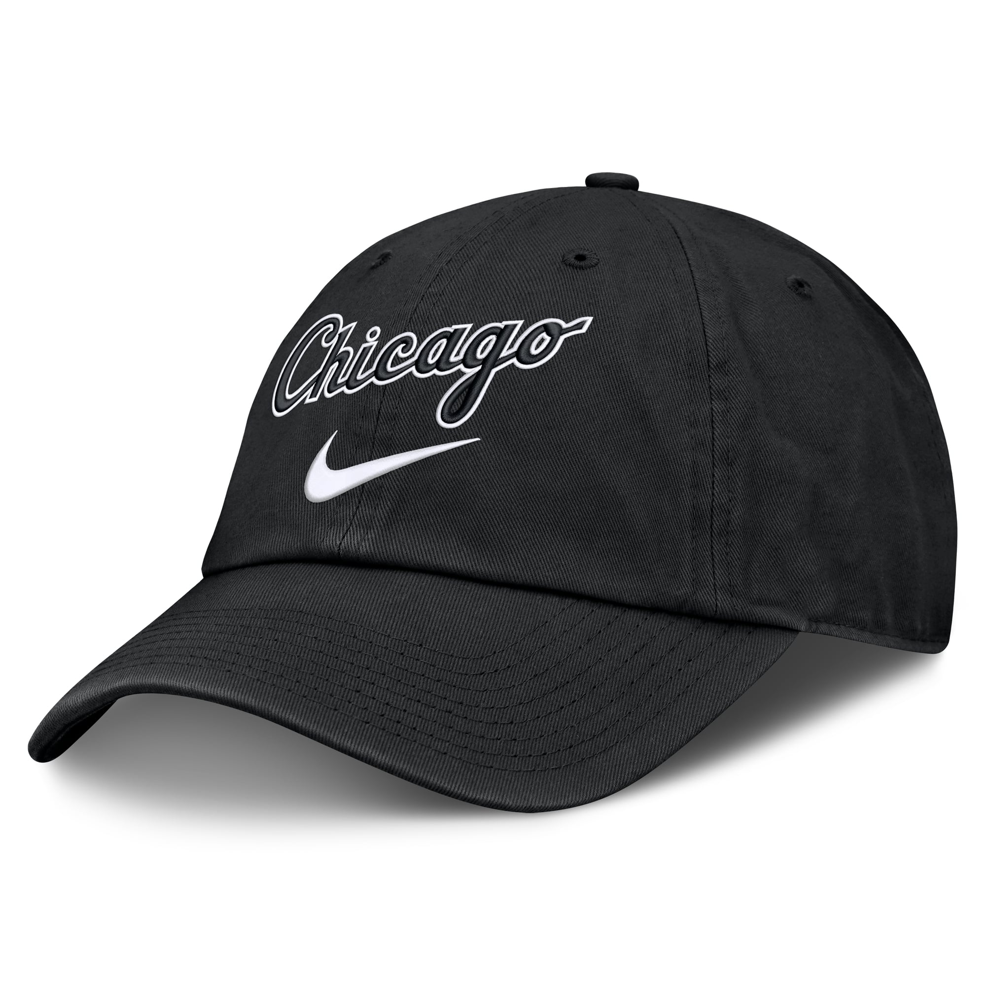 Men's Nike  Black Chicago White Sox Primetime Club Adjustable Hat