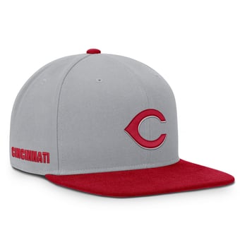 Men's Nike Gray/Red Cincinnati Reds Primetime Pro Dri-FIT Snapback Hat