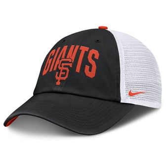 Men's Nike  Black San Francisco Giants Primetime Club Adjustable Trucker Hat