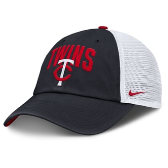 Men's Nike  Navy Minnesota Twins Primetime Club Adjustable Trucker Hat