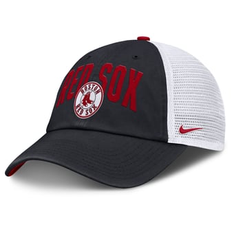 Men's Nike  Navy Boston Red Sox Primetime Club Adjustable Trucker Hat