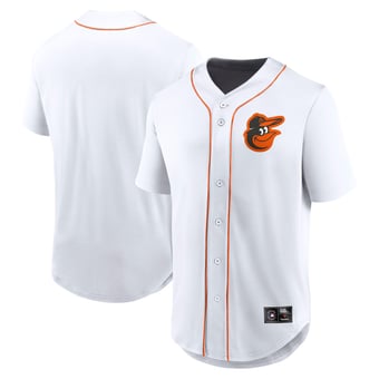 Men's Fanatics  White Baltimore Orioles Franchise Button-Up Fashion Top