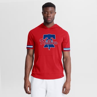 Men's Fanatics Red Philadelphia Phillies Optimal Play Hooded T-Shirt