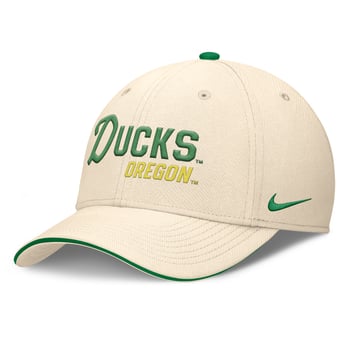 Men's Nike Natural Oregon Ducks 2026 Primetime Swooshflex Hat