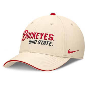 Men's Nike Natural Ohio State Buckeyes 2026 Primetime Swooshflex Hat