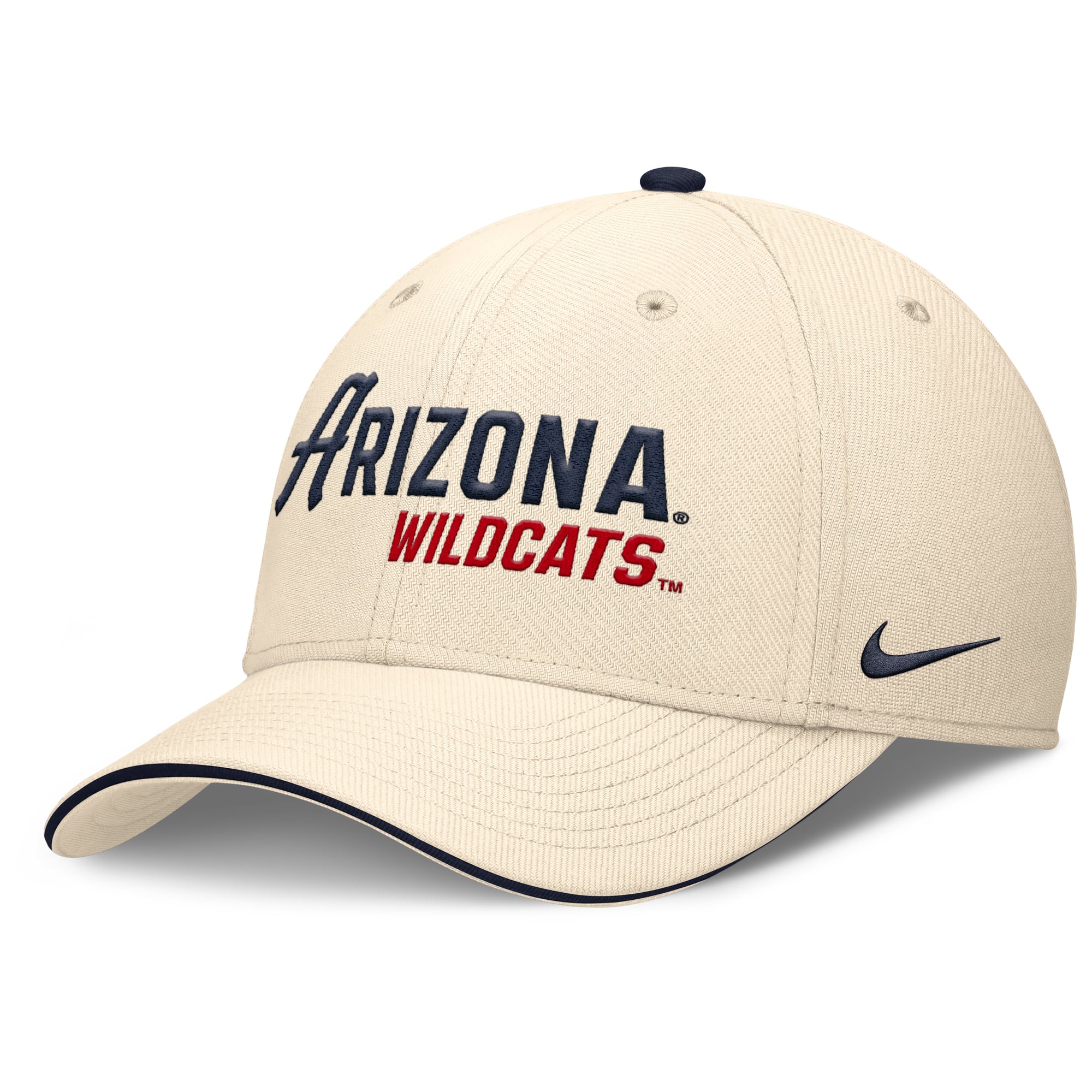 Men's Nike Natural Arizona Wildcats 2026 Primetime Swooshflex Hat