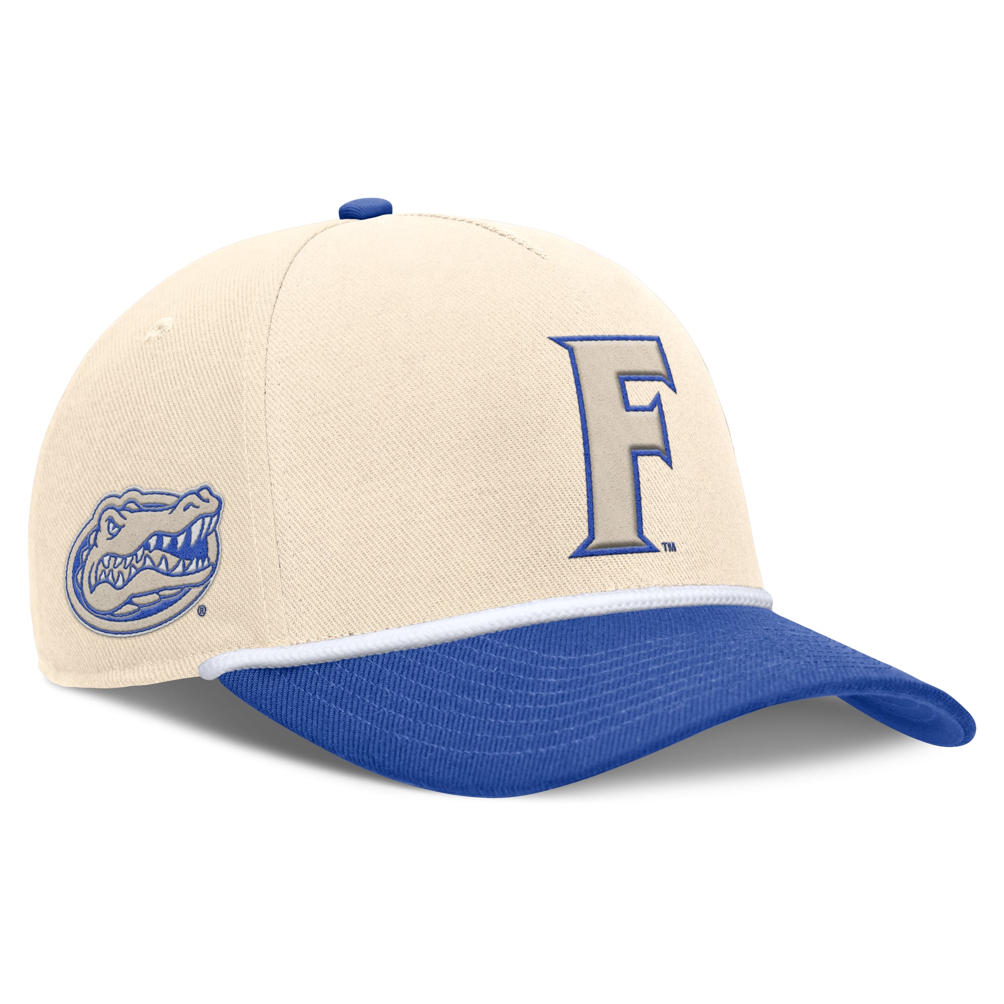 Unisex Jordan Brand Natural Florida Gators 2026 Primetime Natural 5-Panel Rope 2-Tone Rise Hat