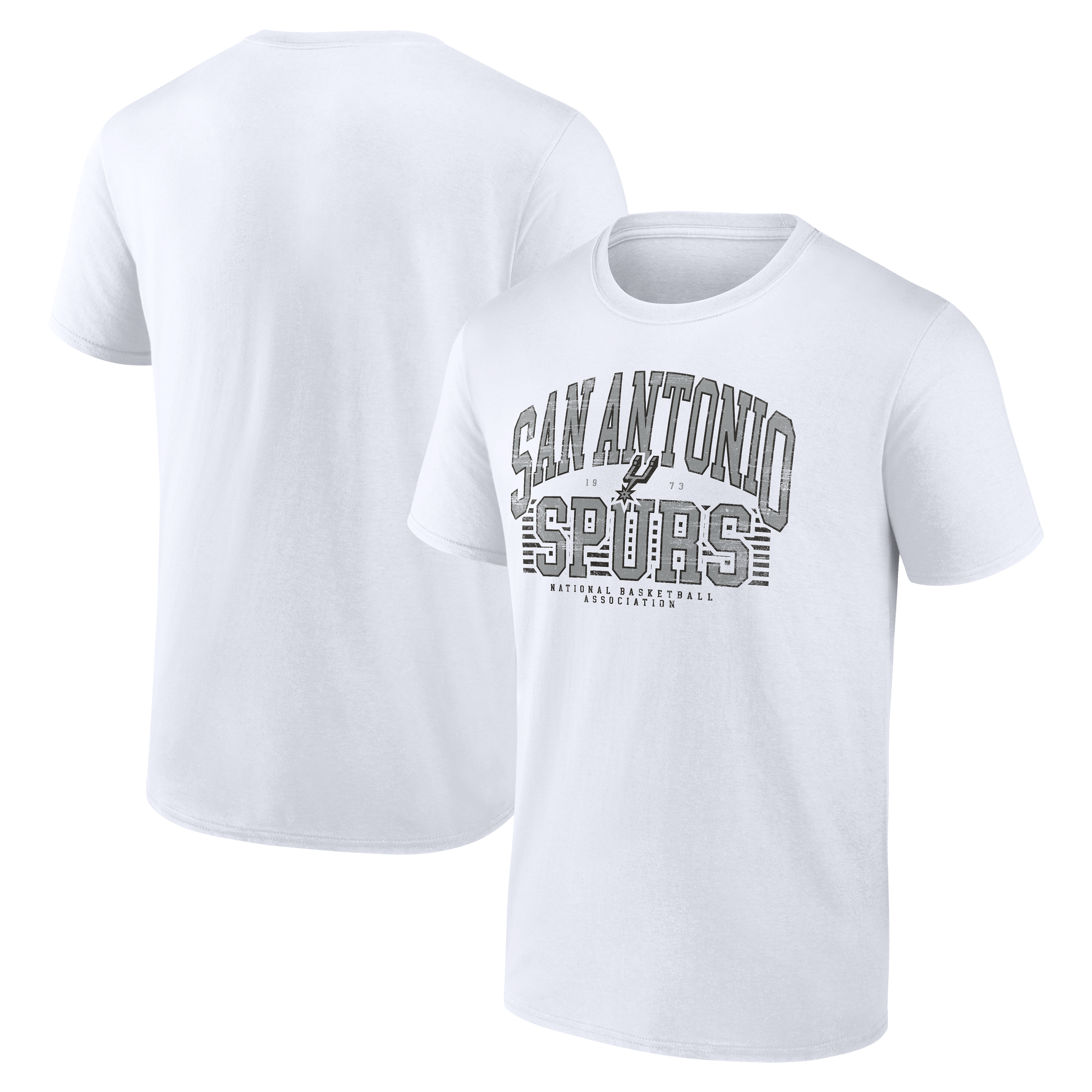 Men's Fanatics White San Antonio Spurs Cotton T-Shirt