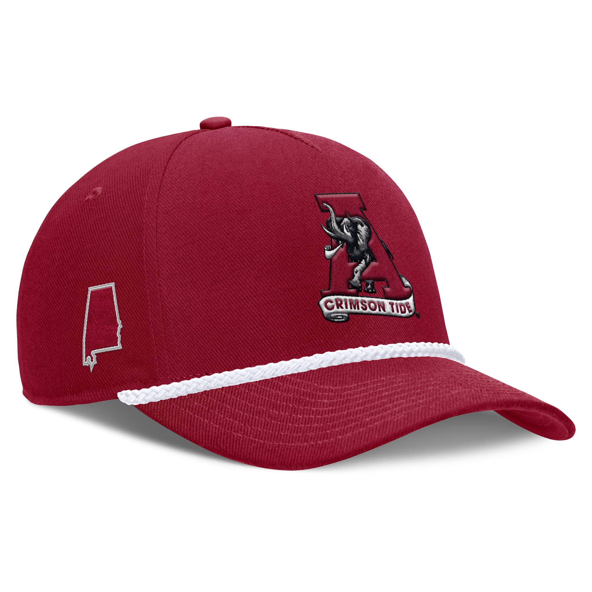 Unisex Nike Crimson Alabama Crimson Tide 2026 Basketball Refresh 5-Panel Rope Rise Hat