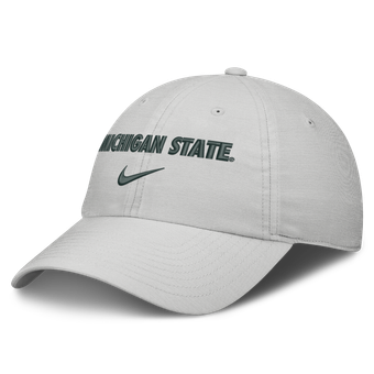 Unisex Nike Gray Michigan State Spartans 2026 On-Field Gameday Club Adjustable Hat