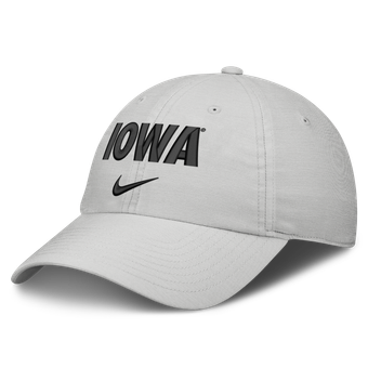 Unisex Nike Gray Iowa Hawkeyes 2026 On-Field Gameday Club Adjustable Hat