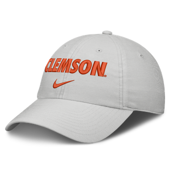 Unisex Nike Gray Clemson Tigers 2026 On-Field Gameday Club Adjustable Hat