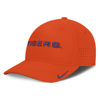 Men's Nike Orange Clemson Tigers Gameday Aerobill Swooshflex Dri-FIT Hat