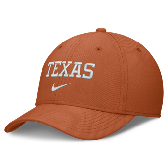 Men's Nike Texas Orange Texas Longhorns Rise On-Field SwooshFlex Dri-FIT Flex Hat