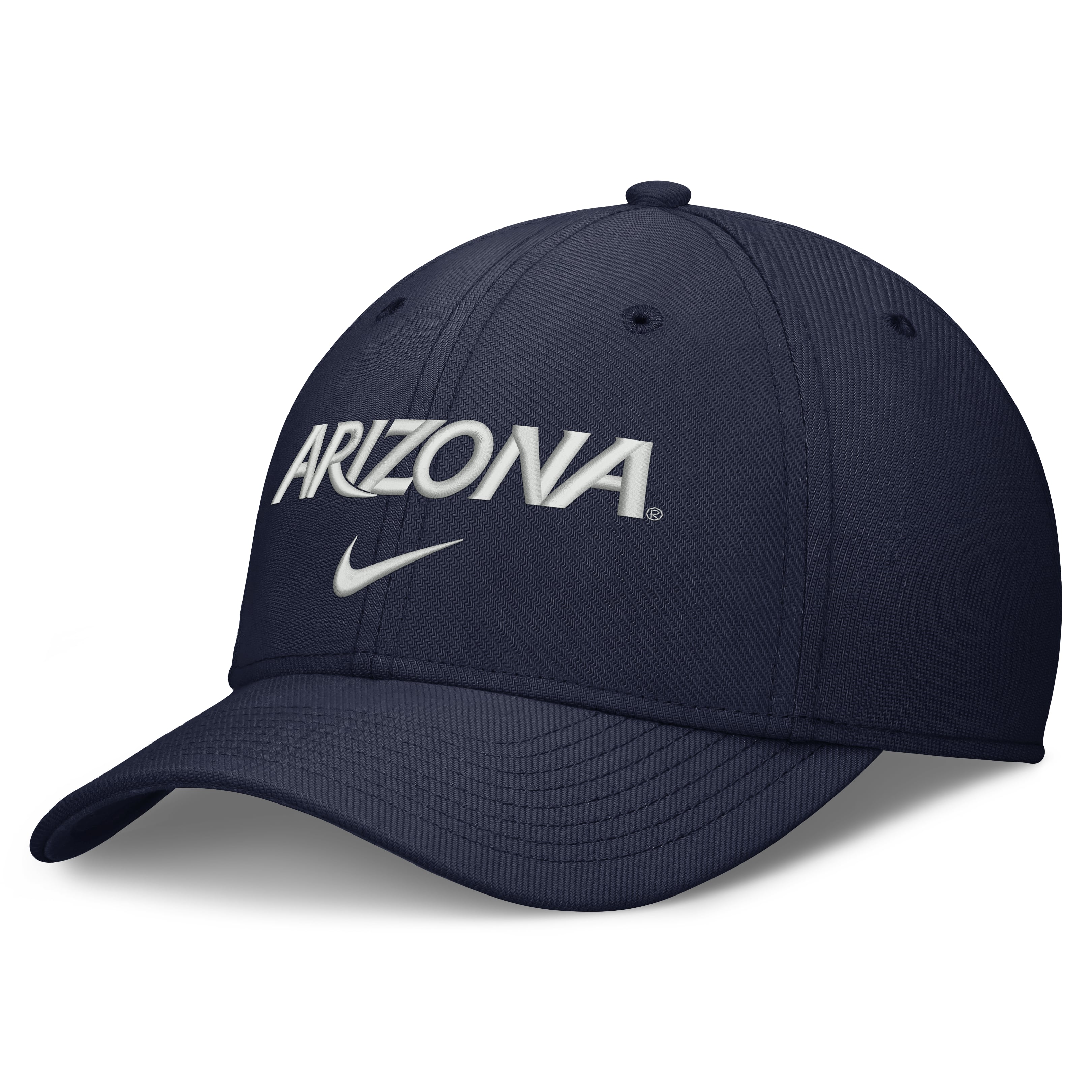 Men's Nike Navy Arizona Wildcats Rise On-Field SwooshFlex Dri-FIT Flex Hat