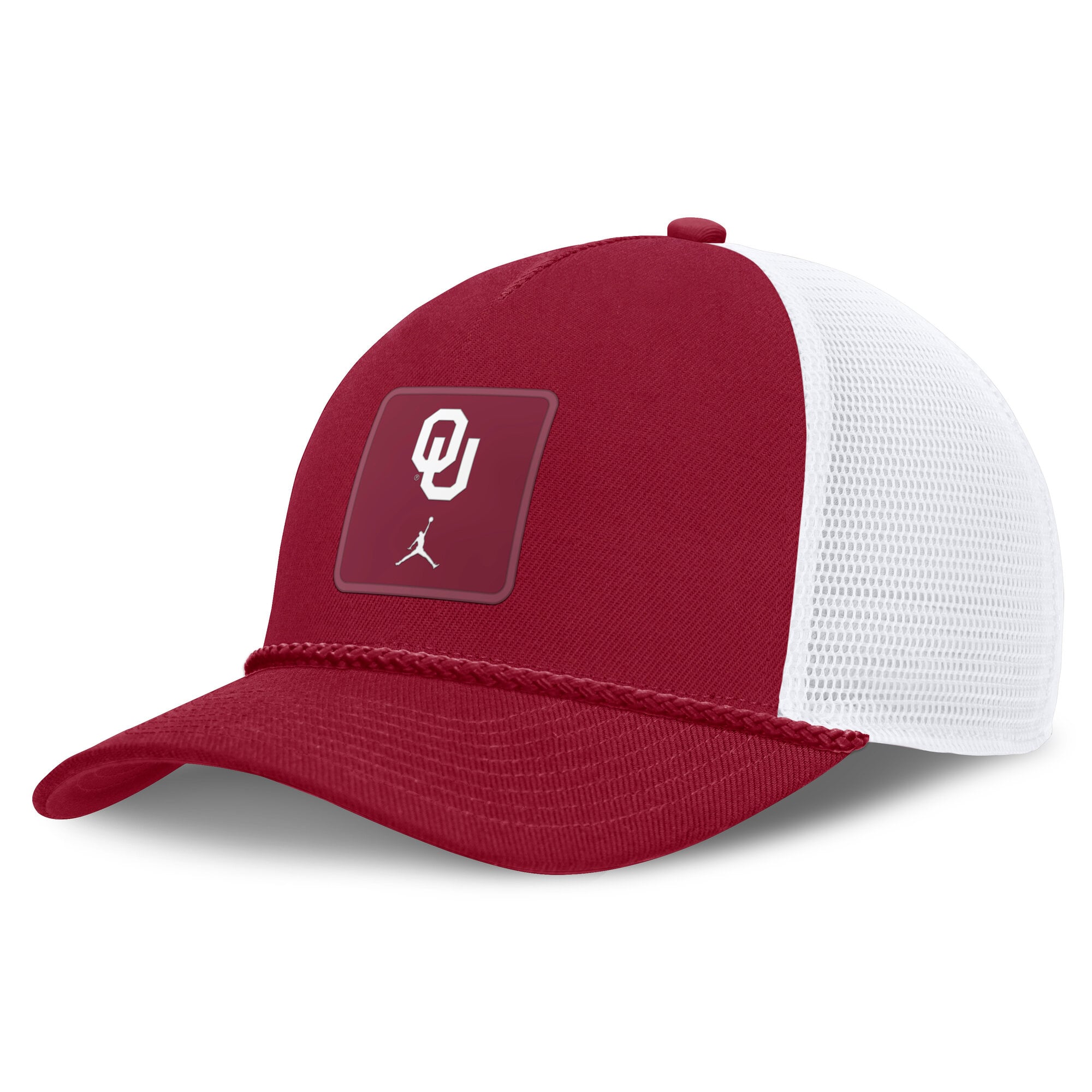 Unisex Jordan Brand Crimson Oklahoma Sooners 2026 On-Field Gameday Rope Trucker Adjustable Hat