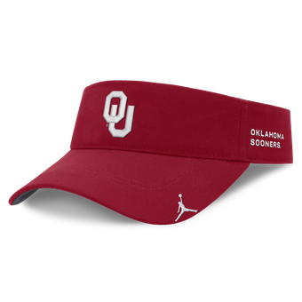 Unisex Jordan Brand Crimson Oklahoma Sooners 2026 On-Field Ace Adjustable Visor