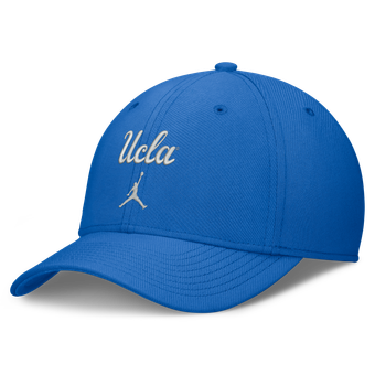 Men's Jordan Brand Blue UCLA Bruins Rise On-Field SwooshFlex Dri-FIT Flex Hat