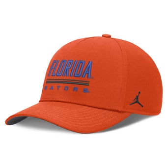 Men's Jordan Brand  Orange Florida Gators 2026 Sideline Dri-FIT Rise Adjustable Hat
