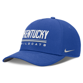 Men's Nike  Royal Kentucky Wildcats 2026 Sideline Dri-FIT Rise Adjustable Hat