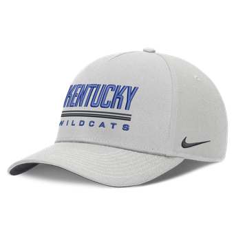 Men's Nike  Gray Kentucky Wildcats 2026 Sideline Dri-FIT Rise Adjustable Hat