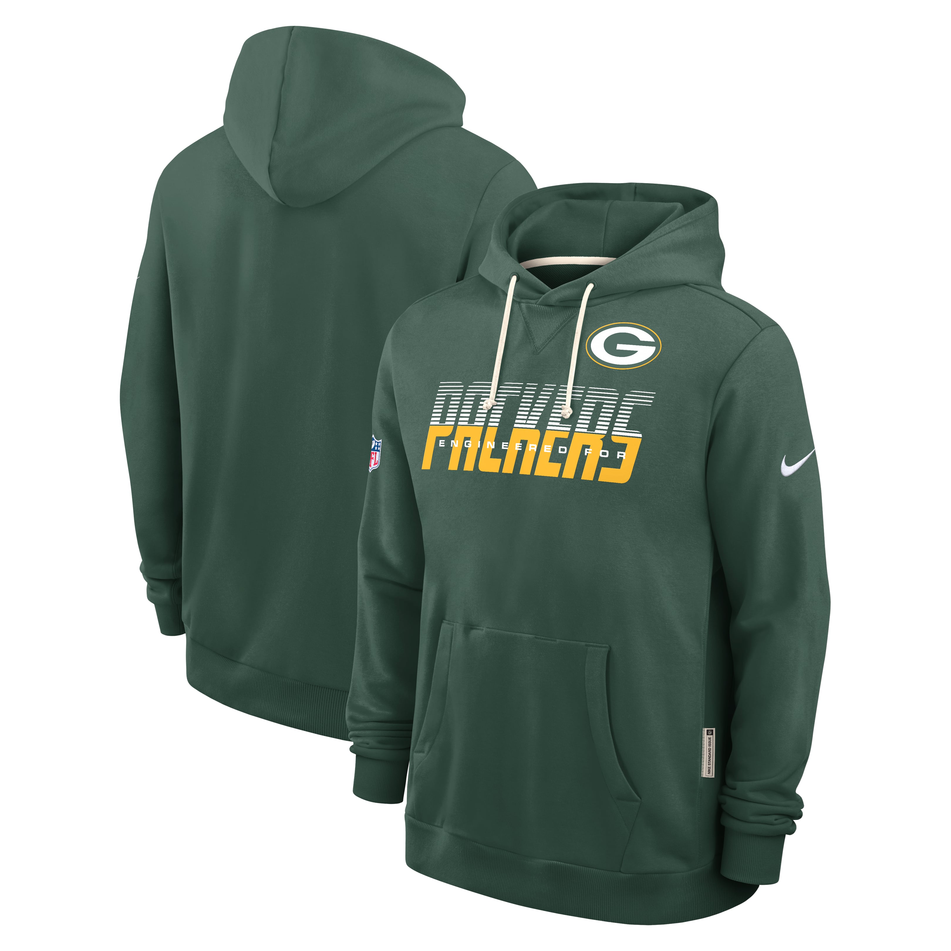 Men’s Nike Green Green Bay Packers Sideline Standard Issue Top Prospect Dri-FIT Hoodie Men’s Nike Green Green Bay Packers Sideline Standard Issue Top Prospect Dri-FIT Hoodie
