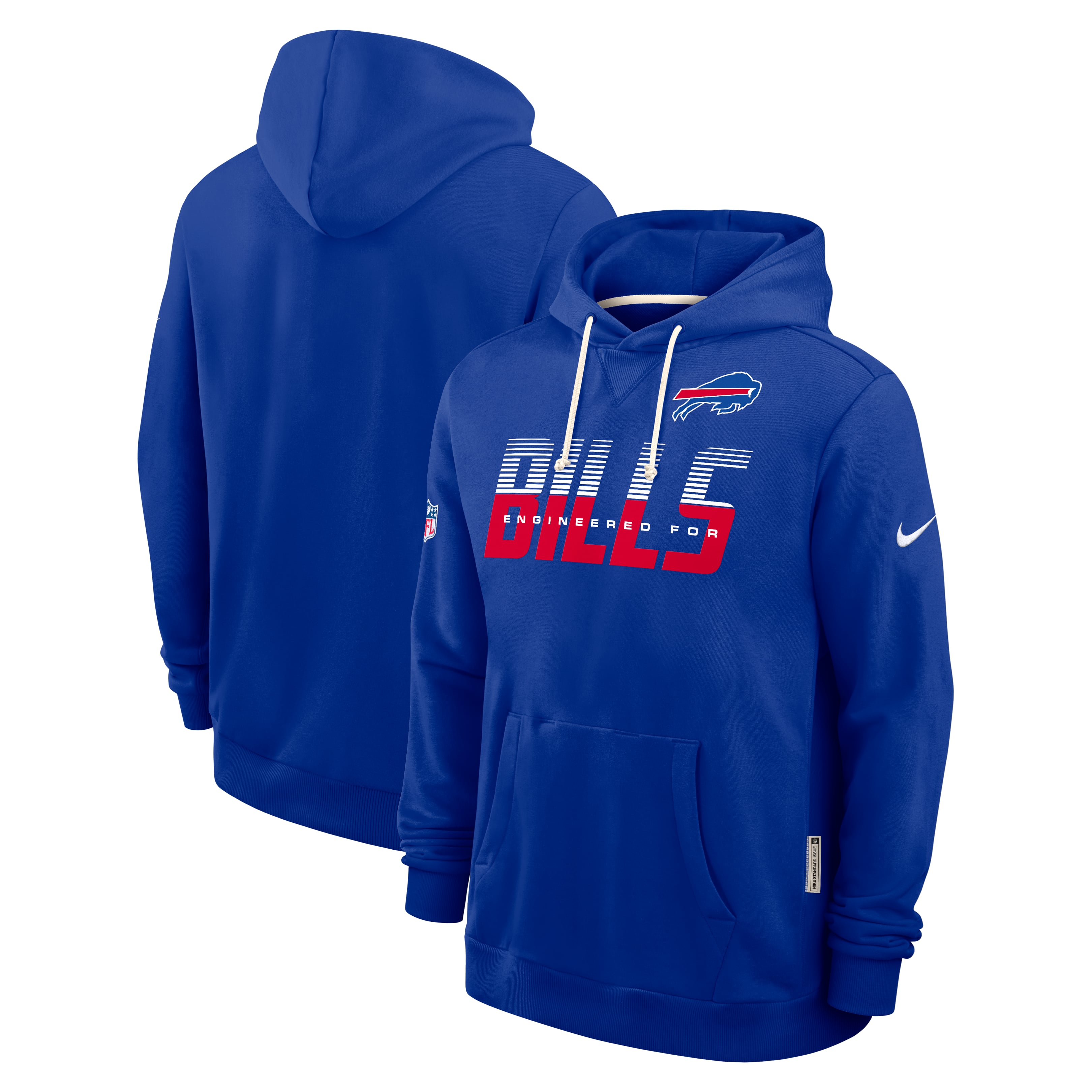 Men's Nike Royal Buffalo Bills Sideline Standard Issue Dri-FIT Hoodie