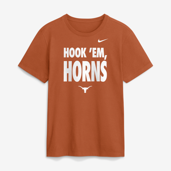 Men's Nike Texas Orange Texas Longhorns 2026 Sideline Dri-FIT Slogan T-Shirt